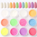 Miniatyrbillede 4 af 8: 12 farver lysende neglepulver Fluorescenspigment Farverig glitter Glødende neglepulversæt til manicure