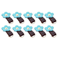 Miniatyrbillede 2 af 8: 10 sæt læder D-ringe til pung Ægte læder Ubeskadiget D-ringe Pungfremstillingsudstyr til læder Crossbody-pung Craft Blåguld Tilbehør