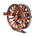 Miniatyrbild 8 av 8: Dubbelfärgad 5/6 flugrulle CNC-bearbetad aluminiumlegering 3-lagers flugfiskerulle för utomhusbruk