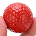Pikkukuva 8 / 8: 2-kerroksinen golf kelluva pallo kelluva vesirata ulkourheilugolfharjoituspallot punaiset