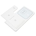 Miniatyrbilde 6 av 8: Trådløs lader 3 i 1 trådløs ladestasjon for IPhone 13 12 11 XS XR XS X 8 Plus Klokker Headset Hvit