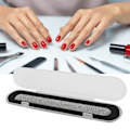 Pikkukuva 5 / 5: Ammattimainen Nano Glass Nail Buffer Set - 2 kpl suurikokoisia kynsiviiloja hiontaan, kiillotukseen ja kiillotukseen - manikyyrityökalu
