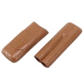Miniatyrbild 7 av 8: Cigar Case Soft Touch Slitstarkt Bärbart Läder Cigarrhållare för Resor Utomhus