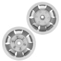Miniatyrbilde 4 av 8: Metalllekebil dobbel bakhjulsnav tilbehørsdeler Passer for WPL 1/16 B14 B24 B16 B36 RC CarSilver