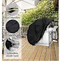 Miniatyrbillede 3 af 5: 210D Grillovertræk, Gasgrillovertræk, 210D Oxford Vandtæt Overtræk Grillovertræk, Vindtæt / UV / Støvtæt