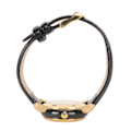 Miniatyrbilde 5 av 8: Dameklokke Rhinestone Dial Golden Pointer Quartz Movement PU Leather Strap armbåndsur