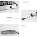 Miniatyrbillede 5 af 5: LED Akvarielampe Kunstig Tropisk Landskab Natlys EU Stik akvarielampe