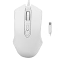 Miniatyrbilde 1 av 8: AJAZZ kablet mus USB RGB stasjonær bærbar spill justerbar DPI datamaskin tilbehør AJ52AJ52 Athletic White