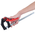 Miniatyrbild 5 av 8: Snabbspännare med spärr F-klämma träbearbetning fixering bar klämmor klämmor DIY snickeri handverktyg
