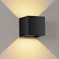 Miniatyrbillede 1 af 5: 12W Væglamper, 2 stk. 3000K LED Væglampe Udendørs/Indendørs, Justerbar Udendørs Væglampe, Vandtæt IP65 Indendørs Væglampe til Soveværelse Hjem Gang L