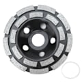 Miniatyrbillede 1 af 8: Diamantslibningsskive Slibeskive Sæt med lav vibration Sort til sten BetonDiameter 115mm