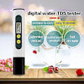 Miniatyrbillede 4 af 5: Digital Vandtester 4 i 1 pH EC TDS Temperaturmåler Høj Præcision Pen Type 0,01 Opløsning Perfekt til Hjem og Pool