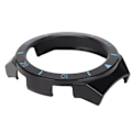 Miniatyrbillede 5 af 8: Beskyttende etui til Huawei Watch GT 2E urrem armbånd skærmbeskytter skal ramme (sort blå)