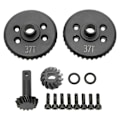 Miniatyrbilde 1 av 5: For 1/10 RC Bil Slash Front Og Bak Girkasse