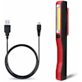 Miniatyrbillede 1 af 5: LED Inspektionslygte - Genopladelig LED Arbejdslampe Super Lys COB LED Lomme Lommelygte med Magnetisk Klips til Hjemmet, Værksted, Bil, Camping, O