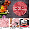 Miniatyrbilde 5 av 5: Patty Maker burgerform - grillburger - BPA-fri
