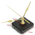 Miniatyrbillede 4 af 5: 10 stk. DIY Lydløs Bevægelse Spindel Hænder Væg Quartz Ur Værk Mekanisme Reparationsværktøj Del Cloc