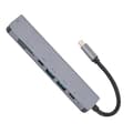Miniatyrbillede 7 af 8: 7-i-1 Hub Type-C til HDMI +PD Multifunktionsadapter Hurtigopladningskonverter