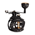 Miniatyrbillede 2 af 8: Fiske Baitcasting Hjul Lav Støj Carbon Fiber Hjul Metal Krop Baitcaster Hjul til Fiske Højre Hånd