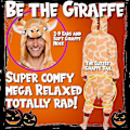 Pikkukuva 3 / 5: Funziez! Aikuisten pehmoeläin ja merieläin Halloween-asu puku Large Giraffe