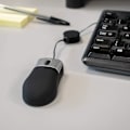 Miniatyrbilde 5 av 5: Mini Retraherbar Optisk Reisemus - 3 USB-knapper for PC - Svart