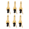 Miniatyrbillede 3 af 8: 100 stk. 2-polet 3,5 mm mono hovedtelefonstik stik udskiftning DIY AUX adapter reparation