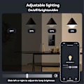 Pikkukuva 4 / 5: Tuya ZigBee Älykäs Seinään Asennettava Kosketusvalon Himmennin Kytkin US Himmennin Kytkin 2P