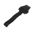 Miniatyrbilde 4 av 8: Mobiltelefonholder for løpende armbånd 360 grader roterbart smarttelefonarmbånd med hodetelefondatakabel lagringslag Elegant Svart Stor