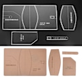 Miniatyrbild 4 av 8: Läder mall Set Transparent akryl DIY handgjorda anteckningsbok cover Craft Tool