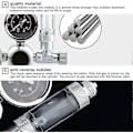 Miniatyrbilde 4 av 5: Co2 Regulator for Akvarier Dobbel Akvarium Co2 Trykkmåler Justerbart Trykk Co2 System Med Bobleteller og Tilbakeslagsventil(w21.8)