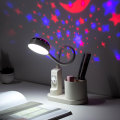 Miniatyrbilde 5 av 5: Bordlampe for barn, bordlampe for studier med penneholder, automatisk