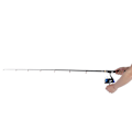 Miniatyrbilde 5 av 8: Liten havstang, bærbar kort stang isfiske stang mini havfiske verktøy 28049-100 (1.7M)