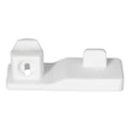 Miniatyrbilde 1 av 8: 3 i 1 Silikon Ladestasjon Stativ Skrivebords Ladestasjon for IPhone 11 Pro for IOS Watch 6 Hvit