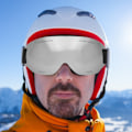 Miniatyrbilde 6 av 8: Utendørs Voksne Menn Kvinner Skibeskyttelsesbriller Antidugg Anti-vind Ski Snowboard Gogglessilver