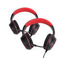 Miniatyrbild 7 av 8: Trådbundet spelheadset Stereo Over Ear-hörlurar med volymjustering för PS4-dator