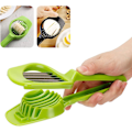 Miniatyrbild 5 av 5: Äggkutter för hårdkokta ägg, skivare för hand, fruktdelare, grönsaksskivare för svamp, jordgubbar, körsbärstomater, kiwi, köksredskap
