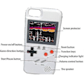 Miniatyrbild 2 av 5: Högkvalitativt Gameboy-skal för iPhone 13 12 11 Pro Max Plus - Retro Spelkonsol Skal Röd För iPhone XR