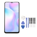 Miniatyrbilde 1 av 8: Skjermbytte for Redmi 9A 9C NFC 6,53 tommers LCD-skjerm med berøringsskjerm med reparasjonsverktøysett