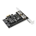 Miniatyrbild 6 av 8: Adapterkort PCIe till SATA ESATA IDE PCB Network Converter Datorhårdvara med drivrutins-cd