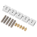 Miniatyrbilde 2 av 8: Aluminiumvarmeblokk for Makerbot MK8 Hot End 3D-skriverdyse Halsrørtilbehør