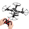 Miniatyrbilde 8 av 8: Sammenleggbar drone 4K HD-kamera WIFI sanntids overføring drone quadcopter svart