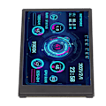 Miniatyrbillede 6 af 8: 3,5 tommer IPS USB Mini skærm AIDA64 PC CPU RAM Data Monitor PC Sensor Panel Display Temperatur Monitor Computer Temp Monitor