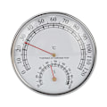 Miniatyrbillede 1 af 8: Termohygrometer 2 i 1 0-120°C Sauna rumtermometer Høj nøjagtighed Klarskala Mekanisk indendørs hygrometermåler