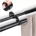 Miniatyrbilde 5 av 8: 3 sett gardinstang krokholder jernbrakett universell design hjemmedekorasjon for soverom