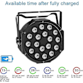Miniatyrbillede 2 af 5: RGB LED Par Lys - 18 LED'er X 16w Scene Par Lys - JRZD