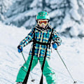 Miniatyrbillede 4 af 5: Ski- og snowboardsele til børn - Træningsline til at lære dit barn det grundlæggende i skiløb og snowboarding, sort