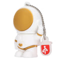 Miniatyrbillede 6 af 8: Flashdrev Hurtig hastighed 16GB 32GB 64GB 128GB USB2.0 Interface Hot Swap Sød lille bærbar tegneserieastronaut Flash-drevAstronaut Waving 64GB