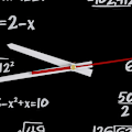 Miniatyrbilde 4 av 5: Matematisk Moderne Design Veggklokke Akryl Veggklokke Dekorert med Enkel Matematisk Ligning