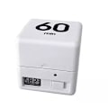 Miniatyrbilde 4 av 5: Gravitasjonssensor Barn Timer, Treningstimer med Nedtellingsinnstillinger (15-20-30-60 Minutter, Hvit)