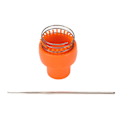 Miniatyrbild 2 av 8: Trådvirkad vävstol orange ergonomisk design automatisk frigöring säker hållbar trådvirkad stickmaskin för hatt halsduk strumpor